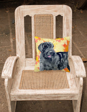 Load image into Gallery viewer, Giant Schnauzer Fall Fabric Decorative Pillow BB9921PW1818