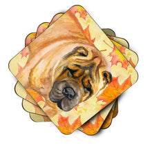 Load image into Gallery viewer, Shar Pei Fall Foam Coaster  BB9922FC