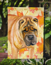 Load image into Gallery viewer, Shar Pei Fall Garden Flag - Outdoor Decorative Yard Flag BB9922GF
