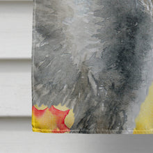 Load image into Gallery viewer, Schnauzer Fall Flag Canvas House Size BB9923CHF