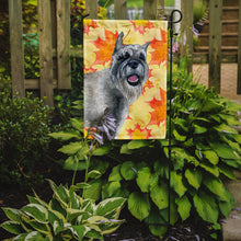 Load image into Gallery viewer, Schnauzer Fall Garden Flag - Outdoor Decorative Yard Flag BB9923GF