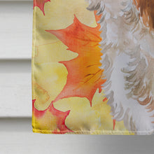 Load image into Gallery viewer, Cavalier Spaniel Fall Flag Canvas House Size BB9924CHF