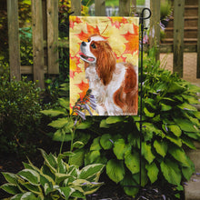 Load image into Gallery viewer, Cavalier Spaniel Fall Garden Flag - Outdoor Decorative Yard Flag BB9924GF