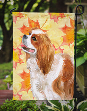 Load image into Gallery viewer, Cavalier Spaniel Fall Garden Flag - Outdoor Decorative Yard Flag BB9924GF