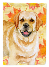 Load image into Gallery viewer, Golden Retriever Fall Flag Canvas House Size BB9925CHF