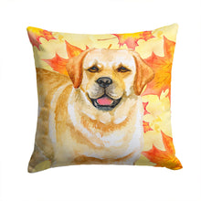Load image into Gallery viewer, Golden Retriever Fall Throw Pillow - 14x14 Decorative Pillow – Art for Your Home &amp; Patio BB9925PW1414