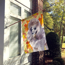 Load image into Gallery viewer, Poodle Fall Flag Canvas House Size BB9926CHF