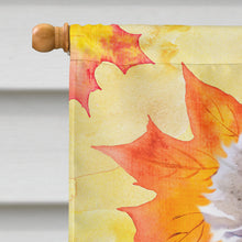 Load image into Gallery viewer, Poodle Fall Flag Canvas House Size BB9926CHF
