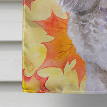 Load image into Gallery viewer, Poodle Fall Flag Canvas House Size BB9926CHF