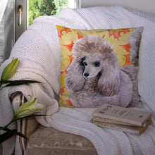 Load image into Gallery viewer, Poodle Fall Throw Pillow - 14x14 Decorative Pillow – Art for Your Home &amp; Patio BB9926PW1414