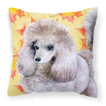 Load image into Gallery viewer, Poodle Fall Fabric Decorative Pillow BB9926PW1818