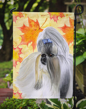 Load image into Gallery viewer, Shih Tzu Fall Garden Flag - Outdoor Decorative Yard Flag BB9927GF