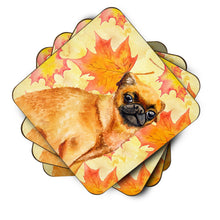 Load image into Gallery viewer, Small Brabant Griffon Fall Foam Coaster  BB9928FC