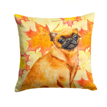 Load image into Gallery viewer, Small Brabant Griffon Fall Throw Pillow - 14x14 Decorative Pillow – Art for Your Home &amp; Patio BB9928PW1414
