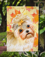 Load image into Gallery viewer, Morkie Fall Garden Flag - Outdoor Decorative Yard Flag BB9929GF