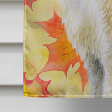 Load image into Gallery viewer, Irish Wolfhound Fall Flag Canvas House Size BB9931CHF