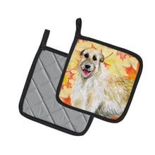 Load image into Gallery viewer, Irish Wolfhound Fall Pot Holders - Set of 2 - Heat-Resistant Kitchen Essentials BB9931PTHD