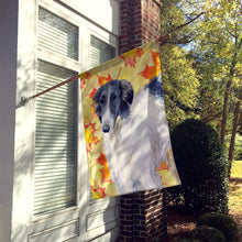 Load image into Gallery viewer, Borzoi Fall Flag Canvas House Size BB9933CHF