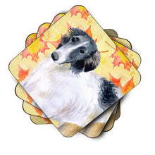Load image into Gallery viewer, Borzoi Fall Foam Coaster  BB9933FC