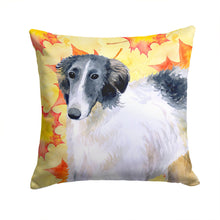 Load image into Gallery viewer, Borzoi Fall Throw Pillow - 14x14 Decorative Pillow – Art for Your Home &amp; Patio BB9933PW1414