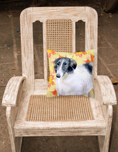 Load image into Gallery viewer, Borzoi Fall Fabric Decorative Pillow BB9933PW1818