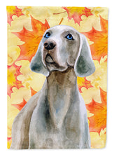 Load image into Gallery viewer, Weimaraner Fall Flag Canvas House Size BB9935CHF