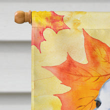 Load image into Gallery viewer, Maremma Sheepdog Fall Flag Canvas House Size BB9936CHF