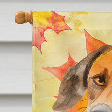 Load image into Gallery viewer, Rhodesian Ridgeback Fall Flag Canvas House Size BB9937CHF