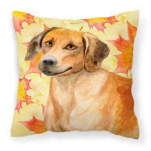 Load image into Gallery viewer, Rhodesian Ridgeback Fall Fabric Decorative Pillow BB9937PW1818