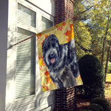 Load image into Gallery viewer, Black Russian Terrier Fall Flag Canvas House Size BB9938CHF