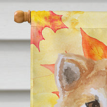 Load image into Gallery viewer, Shiba Inu Fall Flag Canvas House Size BB9939CHF