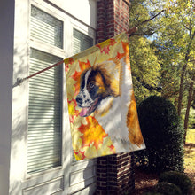 Load image into Gallery viewer, Saint Bernard Fall Flag Canvas House Size BB9940CHF