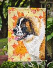 Load image into Gallery viewer, Saint Bernard Fall Garden Flag - Outdoor Decorative Yard Flag BB9940GF