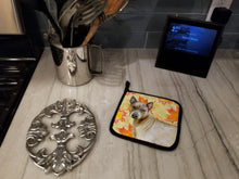 Load image into Gallery viewer, Thai Ridgeback Fall Pot Holders - Set of 2 - Heat-Resistant Kitchen Essentials BB9941PTHD