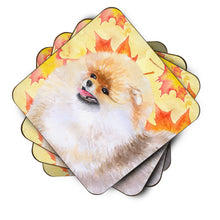 Load image into Gallery viewer, Pomeranian Fall Foam Coaster  BB9943FC