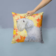 Load image into Gallery viewer, Sealyham Terrier Fall Throw Pillow - 14x14 Decorative Pillow – Art for Your Home &amp; Patio BB9945PW1414