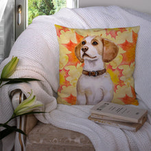 Load image into Gallery viewer, Beagle Fall Throw Pillow - 14x14 Decorative Pillow – Art for Your Home &amp; Patio BB9947PW1414