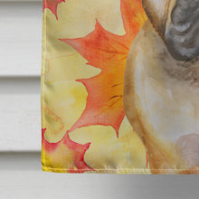 Load image into Gallery viewer, French Bulldog Fall Flag Canvas House Size BB9949CHF