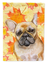 Load image into Gallery viewer, French Bulldog Fall Garden Flag - Outdoor Decorative Yard Flag BB9949GF