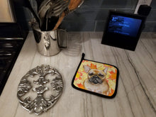 Load image into Gallery viewer, French Bulldog Fall Pot Holders - Set of 2 - Heat-Resistant Kitchen Essentials BB9949PTHD