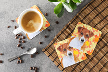 Load image into Gallery viewer, Jack Russell Terrier Fall Coasters - Set of 4 Lightweight Foam, Absorbent Drink Coasters