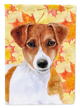 Load image into Gallery viewer, Jack Russell Terrier Fall Garden Flag - Outdoor Decorative Yard Flag BB9950GF