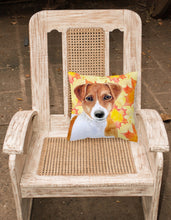 Load image into Gallery viewer, Jack Russell Terrier Fall Fabric Decorative Pillow BB9950PW1818
