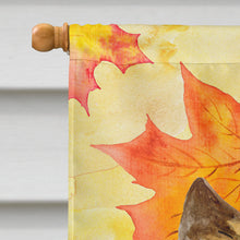 Load image into Gallery viewer, Cairn Terrier Fall Flag Canvas House Size BB9951CHF