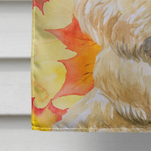 Load image into Gallery viewer, Cairn Terrier Fall Flag Canvas House Size BB9951CHF