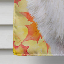 Load image into Gallery viewer, Samoyed Fall Flag Canvas House Size BB9952CHF