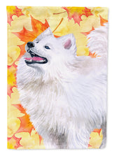 Load image into Gallery viewer, Samoyed Fall Flag Canvas House Size BB9952CHF