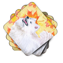 Load image into Gallery viewer, Samoyed Fall Foam Coaster  BB9952FC