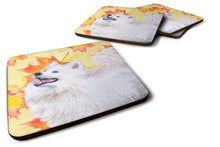 Load image into Gallery viewer, Samoyed Fall Foam Coaster  BB9952FC