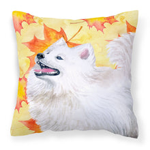 Load image into Gallery viewer, Samoyed Fall Fabric Decorative Pillow BB9952PW1818